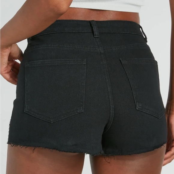 WINDSOR Black Women's High-Waist Denim Studded Shorts *NEW* SALE 2/$40 - Picture 3 of 5